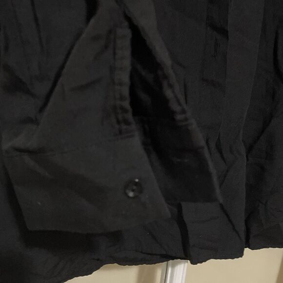 Polo Bonetta long sleeve black button down formal collared shirt size XXL-3XL - Picture 9 of 9